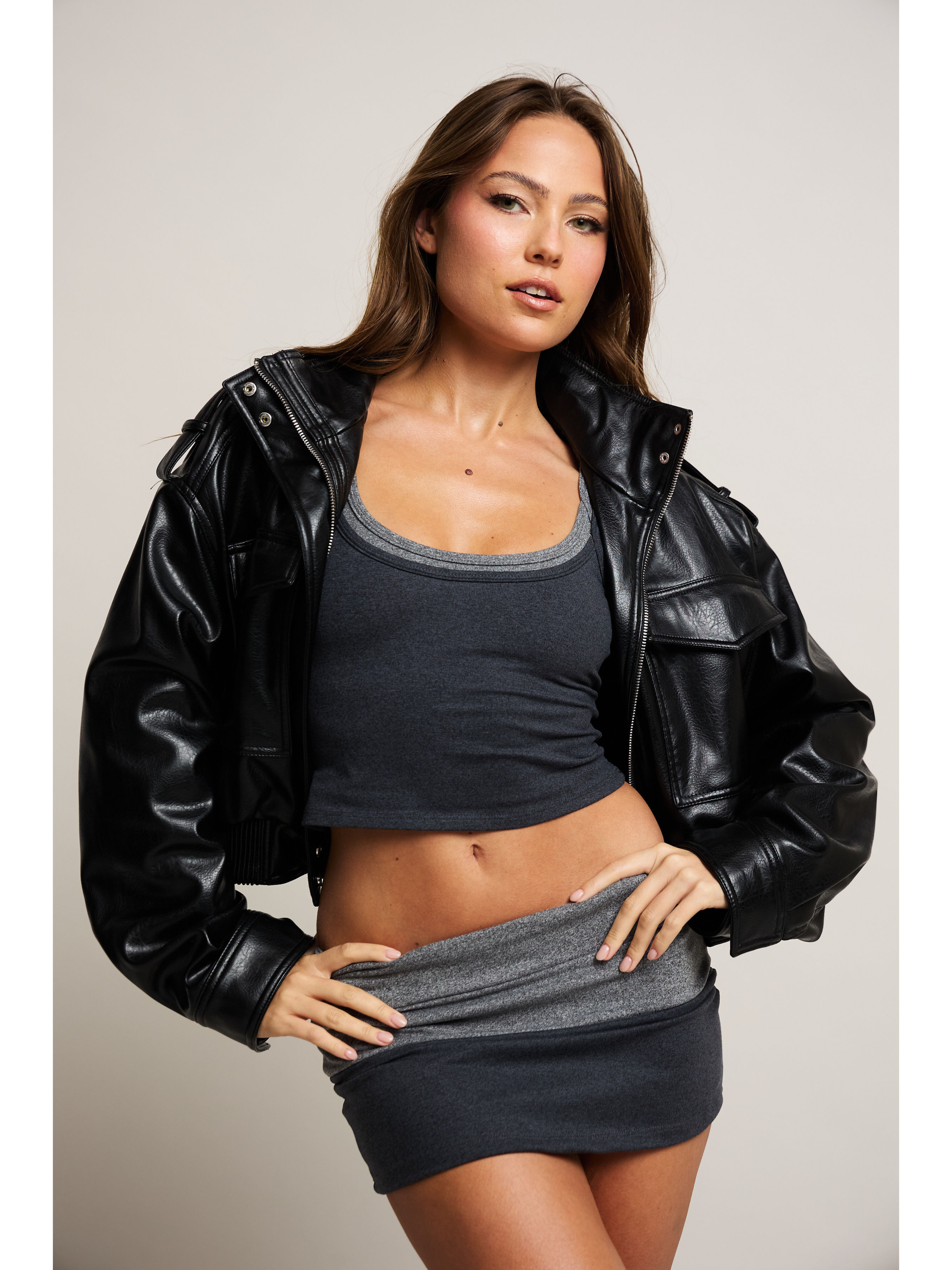 DOUBLE LAYER SKIRT