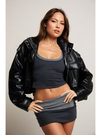 DOUBLE LAYER SKIRT