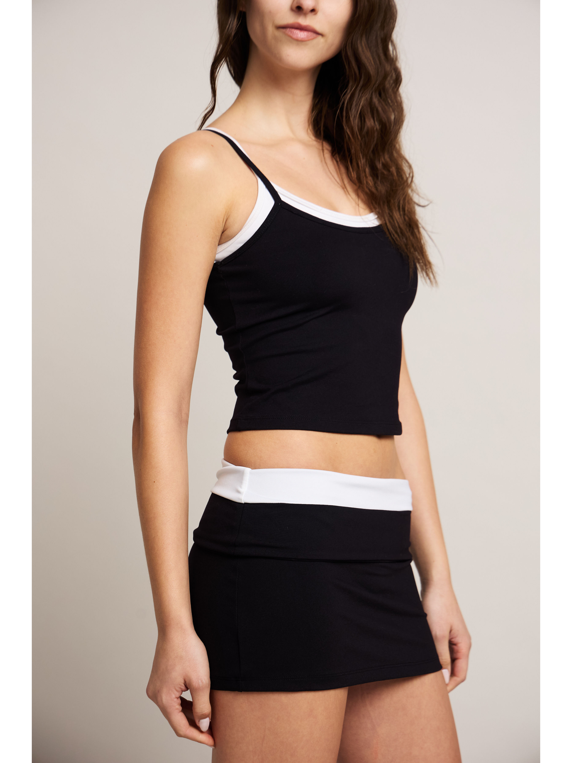 DOUBLE LAYER SKIRT