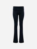 black leggings on a white background - front