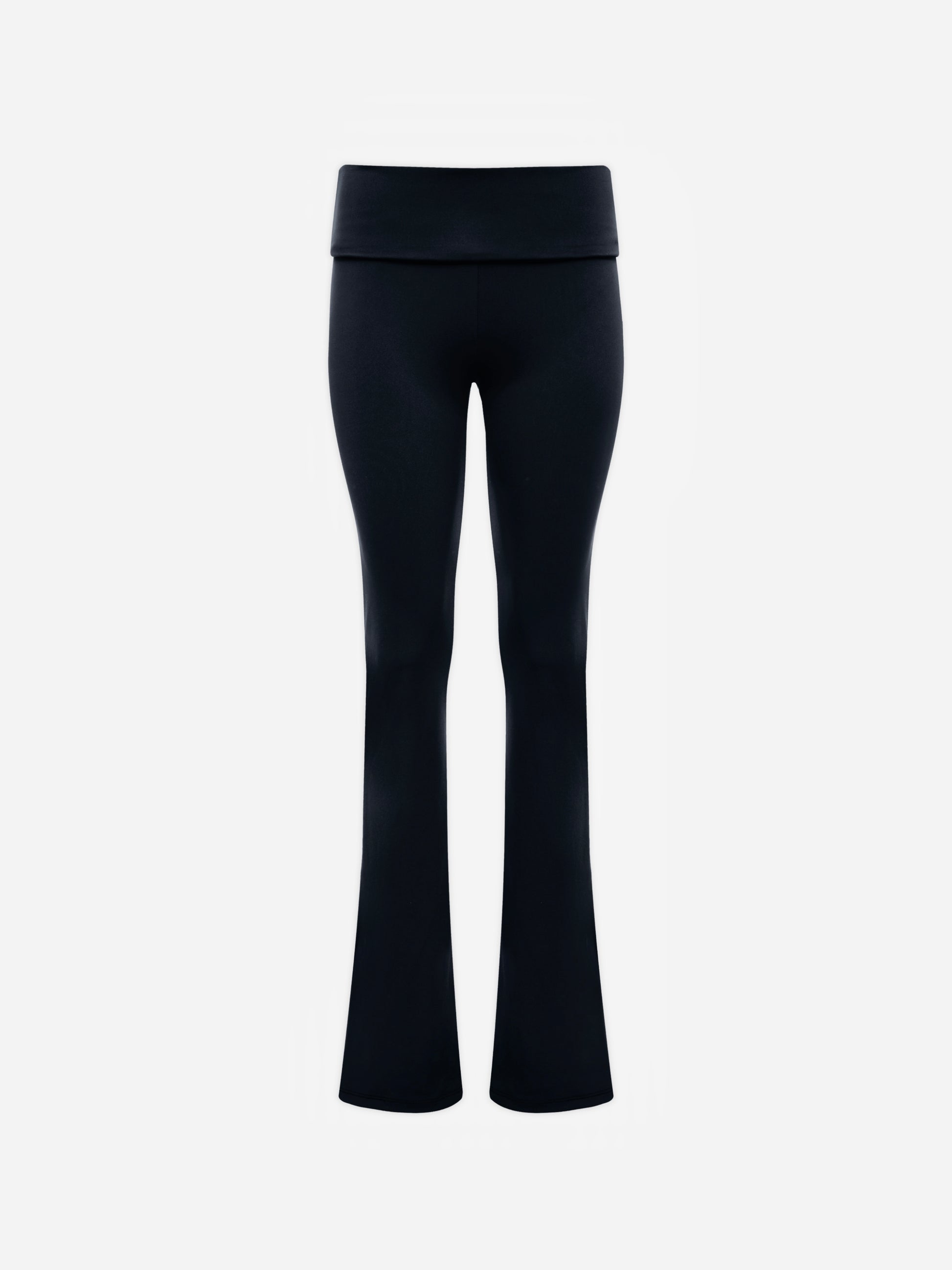 black leggings on a white background - front
